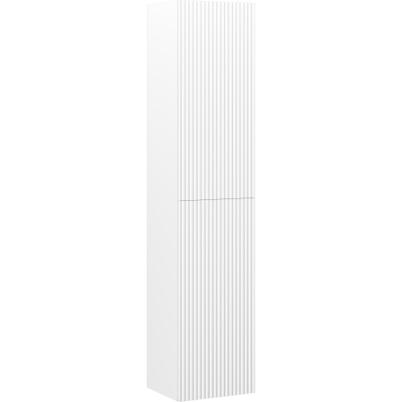 Mexen Rivel bathroom pillar 35 cm, 2 doors, grooved, white matte - 91A21-03016-2-BF01