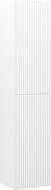 Mexen Rivel bathroom column 35 cm, 2 doors, fluted, matte white - 91A21-03016-2-BF01