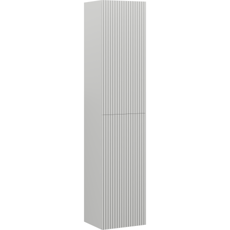 Mexen Rivel 35 cm Bathroom Column, 2 Doors, Grooved, Matte Grey - 91A21-03016-2-BF62