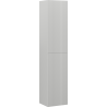 Mexen Rivel 35 cm Bathroom Column, 2 Doors, Grooved, Matte Grey - 91A21-03016-2-BF62