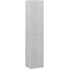 Mexen Rivel bathroom cabinet 35 cm, 2 doors, grooved, matte gray - 91A21-03016-2-BF62