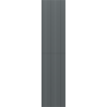 Mexen Rivel bathroom column 35 cm, 2 doors, grooved, matte graphite - 91A21-03016-2-BF66