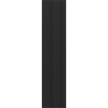 Mexen Rivel bathroom column 35 cm, 2 doors, grooved, matte black - 91A21-03016-2-BF71