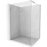 Mexen Kioto Walk-in shower wall 120 x 200 cm, transparent 8 mm, chrome - 800-120-101-01-00