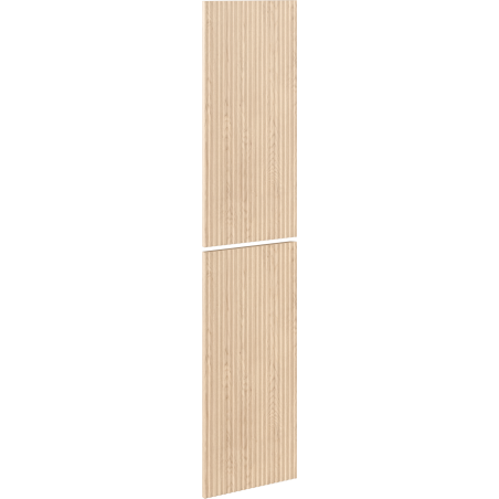 Mexen Rivel grooved fronts for bathroom cabinet body 35 x 80 cm (2 pcs), oak - 91A21-1600-300-2-81