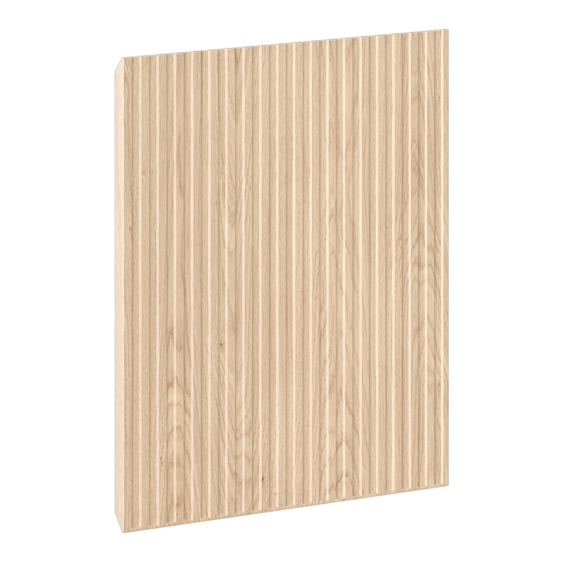 Mexen Rivel ribbed front for bathroom cabinet body 40 x 43.5 cm, oak - 91A21-0400-470-1-81
