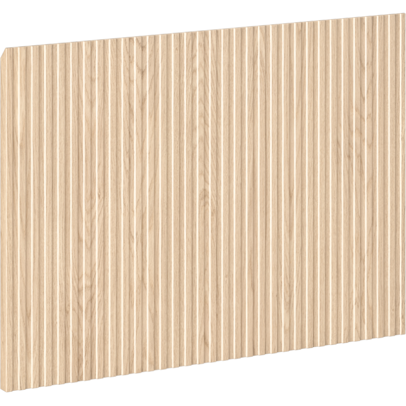 Mexen Rivel ribbed front for the bathroom cabinet body 70 x 43.5 cm, oak - 91A20-0700-470-1-81