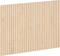 Mexen Rivel ribbed front for the bathroom cabinet body 70 x 43.5 cm, oak - 91A20-0700-470-1-81