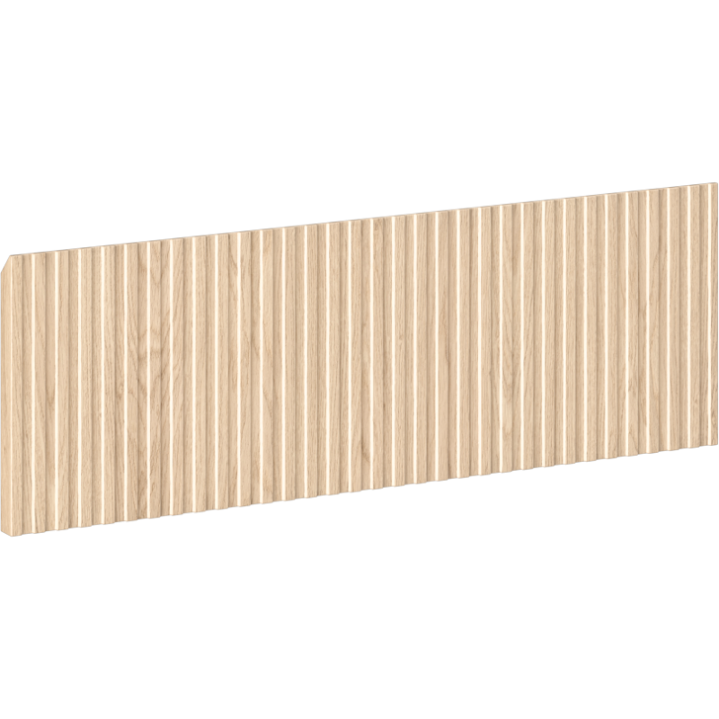 Mexen Rivel grooved front for bathroom cabinet body 60 x 20 cm, oak - 91A20-0600-235-1-81