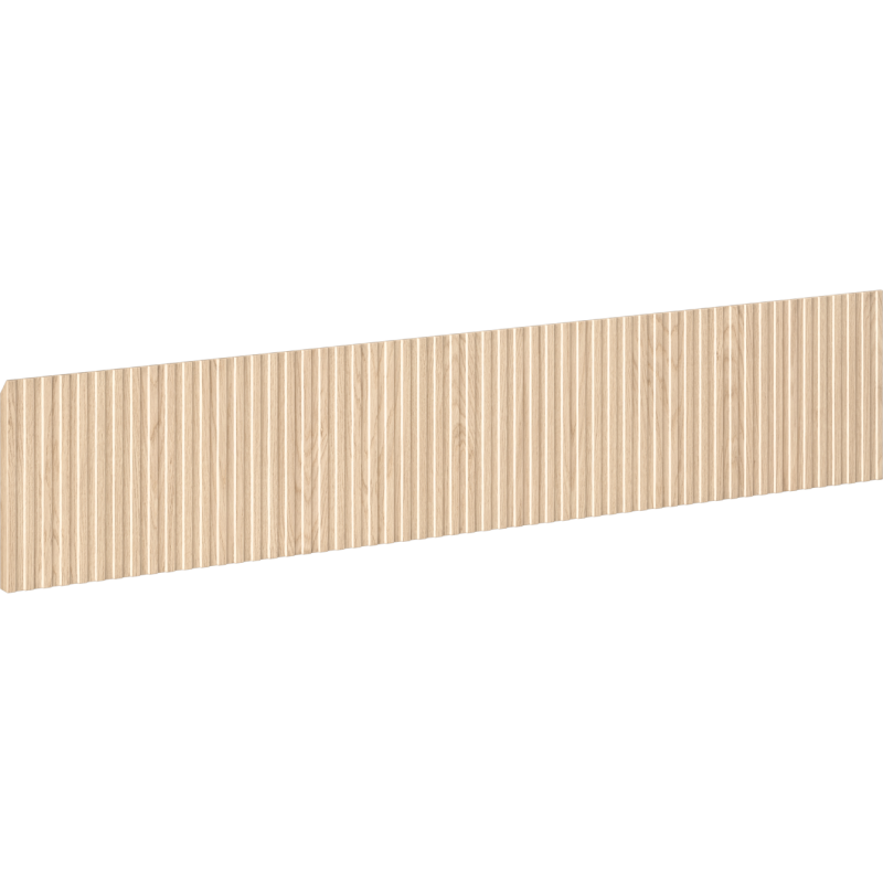 Mexen Rivel fluted front for bathroom cabinet body 100 x 20 cm, oak - 91A20-1000-235-1-81