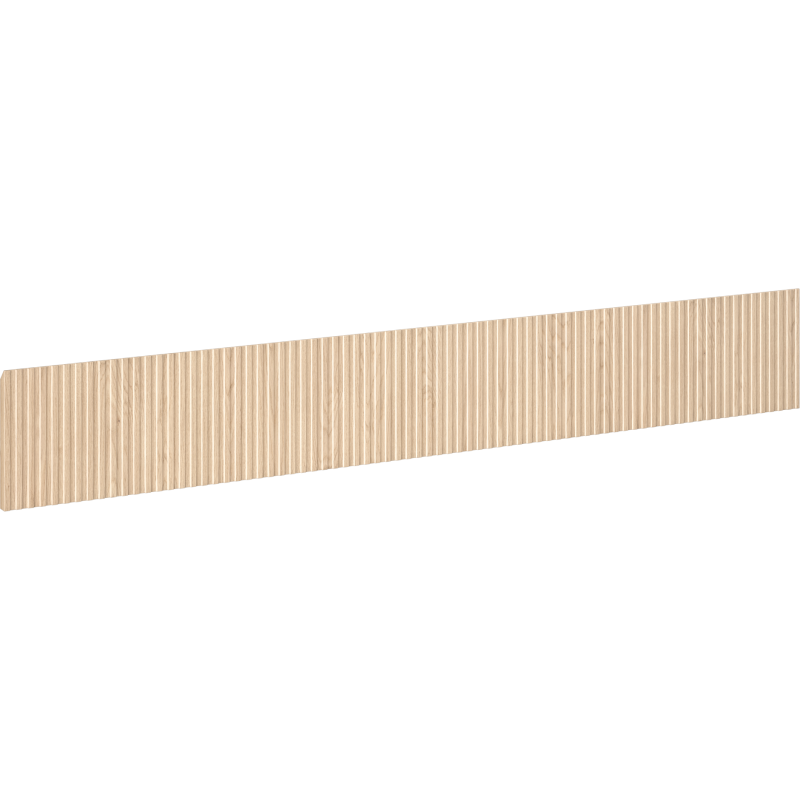 Mexen Rivel ribbed front for bathroom cabinet carcass 140 x 20 cm, oak - 91A20-1400-235-1-81