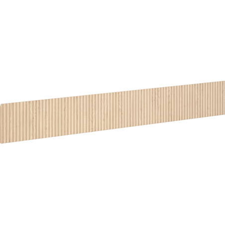 Mexen Rivel ribbed front for bathroom cabinet carcass 140 x 20 cm, oak - 91A20-1400-235-1-81