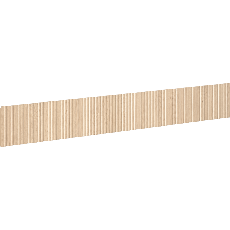 Mexen Rivel front ribbed for bathroom cabinet body 160 x 20 cm, oak - 91A20-1600-235-1-81