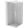 Mexen Rox sliding shower enclosure 120 x 120 cm, transparent, white - 8C2-120-120-20-00