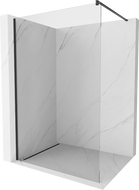 Mexen Kioto Walk-in Shower Screen 90 x 200 cm, Transparent 8 mm, Black - 800-090-101-70-00