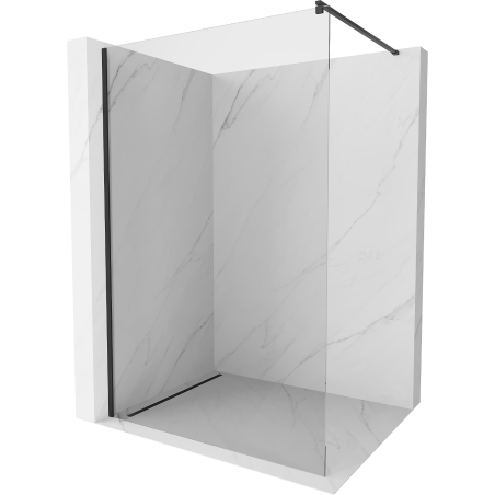 Mexen Kioto shower screen 120 x 200 cm, Transparent 8 mm, Black - 800-120-101-70-00