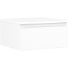 Mexen Orio bathroom cabinet under sink 50 cm with countertop, 1 drawer, matte white - 91A10-05023-1-BFC01