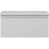 Mexen Orio bathroom cabinet under sink 50 cm with countertop, 1 drawer, gray matte - 91A10-05023-1-BFC62