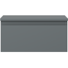 Mexen Orio bathroom cabinet under washbasin 50 cm with countertop, 1 drawer, matte graphite - 91A10-05023-1-BFC66
