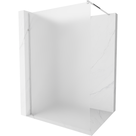 Mexen Kioto shower screen 110 x 200 cm, Frosted 8 mm, Chrome - 800-110-101-01-30