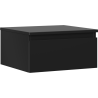 Mexen Orio bathroom cabinet under countertop 50 cm with countertop, 1 drawer, black matte - 91A10-05023-1-BFC71