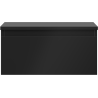 Mexen Orio bathroom cabinet under countertop 50 cm with countertop, 1 drawer, black matte - 91A10-05023-1-BFC71