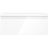 Mexen Orio bathroom cabinet under-sink 60 cm with countertop, 1 drawer, white gloss - 91A10-06023-1-BFC00