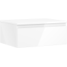 Mexen Orio bathroom cabinet under-sink 60 cm with countertop, 1 drawer, white gloss - 91A10-06023-1-BFC00