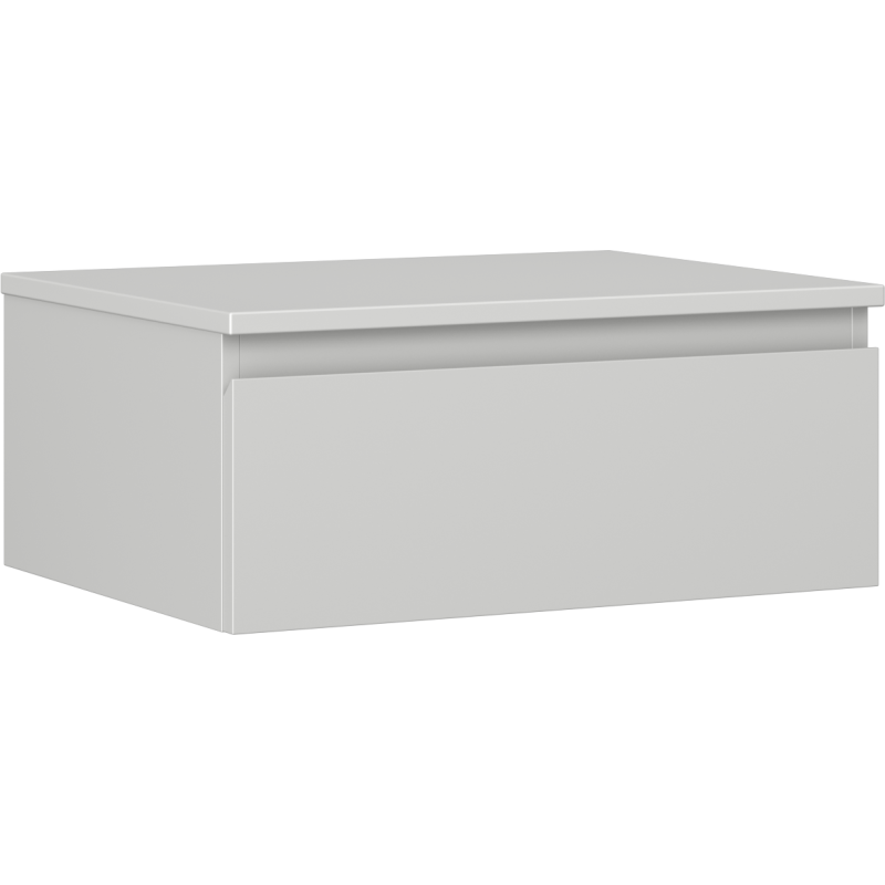 Mexen Orio 60 cm Vanity Unit with Countertop, 1 Drawer, Matte Grey - 91A10-06023-1-BFC62