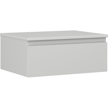 Mexen Orio bathroom cabinet 60 cm with countertop, 1 drawer, gray matte - 91A10-06023-1-BFC62