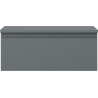 Mexen Orio bathroom cabinet with countertop 60 cm, 1 drawer, matte graphite - 91A10-06023-1-BFC66