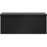 Mexen Orio bathroom cabinet with countertop 60 cm, 1 drawer, black matte - 91A10-06023-1-BFC71