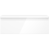 Mexen Orio bathroom cabinet under the sink 70 cm with countertop, 1 drawer, white gloss - 91A10-07023-1-BFC00