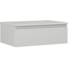 Mexen Orio bathroom cabinet under sink 70 cm with countertop, 1 drawer, gray matt - 91A10-07023-1-BFC62