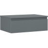 Mexen Orio bathroom cabinet under the sink 70 cm with countertop, 1 drawer, matte graphite - 91A10-07023-1-BFC66
