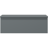Mexen Orio bathroom cabinet under the sink 70 cm with countertop, 1 drawer, matte graphite - 91A10-07023-1-BFC66