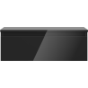 Mexen Orio bathroom cabinet 70 cm with countertop, 1 drawer, black gloss - 91A10-07023-1-BFC70
