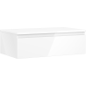 Mexen Orio bathroom cabinet under the sink 80 cm with countertop, 1 drawer, white gloss - 91A10-08023-1-BFC00