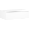 Mexen Orio bathroom vanity cabinet 80 cm with countertop, 1 drawer, white matte - 91A10-08023-1-BFC01