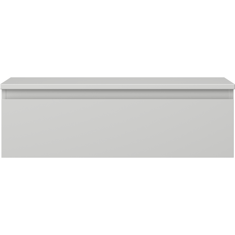 Mexen Orio bathroom cabinet 80 cm with countertop, 1 drawer, grey matte - 91A10-08023-1-BFC62