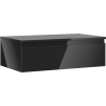Mexen Orio bathroom cabinet under-sink 80 cm with countertop, 1 drawer, black gloss - 91A10-08023-1-BFC70