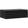 Mexen Orio bathroom cabinet under sink 80 cm with countertop, 1 drawer, matte black - 91A10-08023-1-BFC71