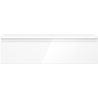 Mexen Orio bathroom cabinet under sink 90 cm with countertop, 1 drawer, white gloss - 91A10-09023-1-BFC00