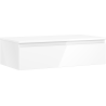 Mexen Orio bathroom cabinet under sink 90 cm with countertop, 1 drawer, white gloss - 91A10-09023-1-BFC00