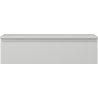 Mexen Orio bathroom cabinet under sink 90 cm with countertop, 1 drawer, gray matte - 91A10-09023-1-BFC62