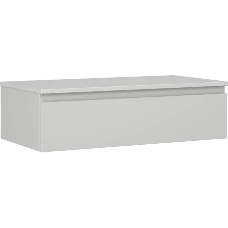 Mexen Orio bathroom cabinet under washbasin 90 cm with countertop, 1 drawer, grey matte - 91A10-09023-1-BFC62