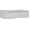 Mexen Orio bathroom cabinet under sink 90 cm with countertop, 1 drawer, gray matte - 91A10-09023-1-BFC62
