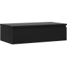 Mexen Orio bathroom cabinet under the sink 90 cm with countertop, 1 drawer, black matte - 91A10-09023-1-BFC71