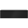 Mexen Orio bathroom cabinet under the sink 90 cm with countertop, 1 drawer, black matte - 91A10-09023-1-BFC71