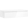 Mexen Orio bathroom cabinet under the sink 100 cm with countertop, 1 drawer, white gloss - 91A10-10023-1-BFC00